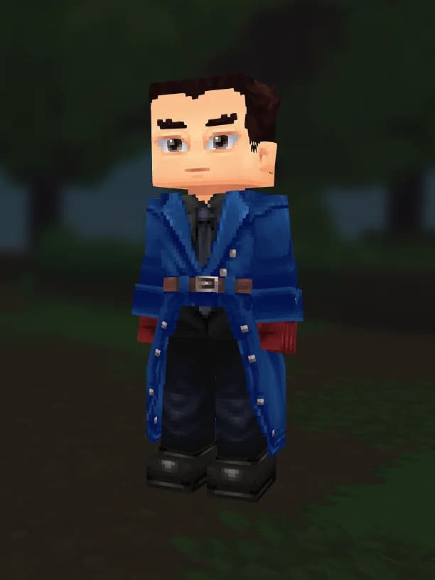 Kazuya Mishima - Hytale character preset preview