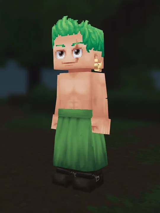 Roronoa Zoro - Hytale character preset preview