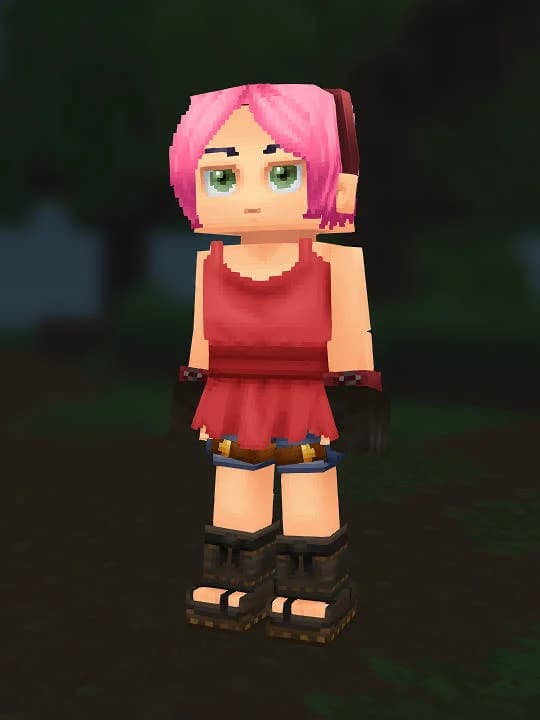 Haruno Sakura - Hytale character preset preview