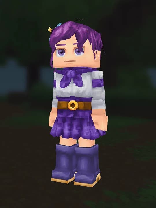 Raiden Shogun - Hytale character preset preview