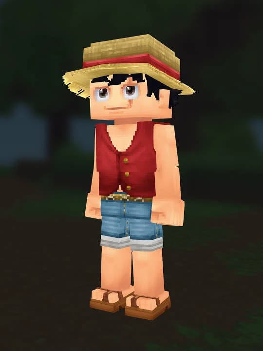 Luffy - Hytale character preset preview