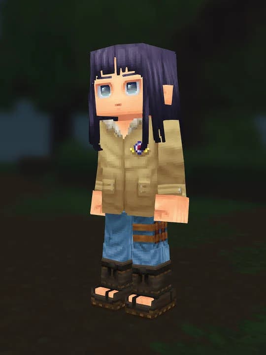 Hyuga Hinata - Hytale character preset preview