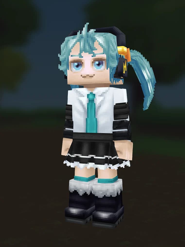Hatsune Miku - Hytale character preset preview