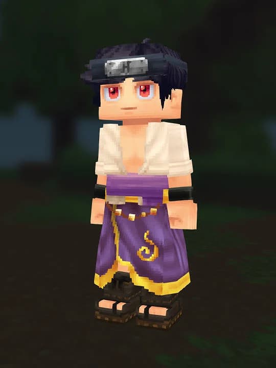 Uchiha Sasuke - Hytale character preset preview